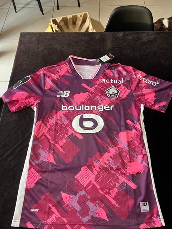 Maillot losc  rose floqué Giroud 9