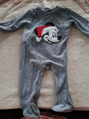 Pyjama Mickey Noël  6mois