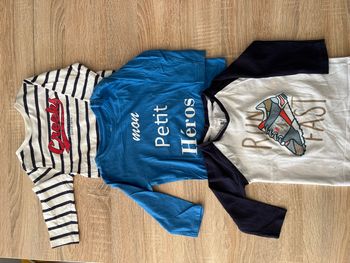 Lot de tee shirts manches longues 12 mois 