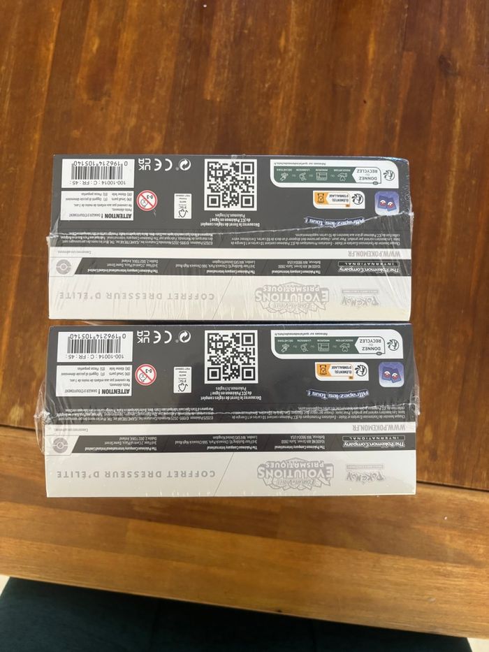 Lot 2 ETB évolutions prismatiques 8.5 scellé français - photo numéro 5