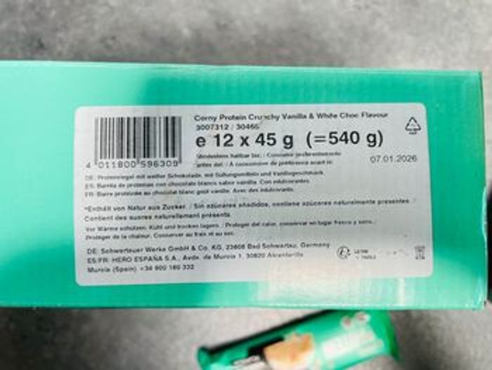 Corny protéine crunchy pack de 12x45g - photo numéro 2