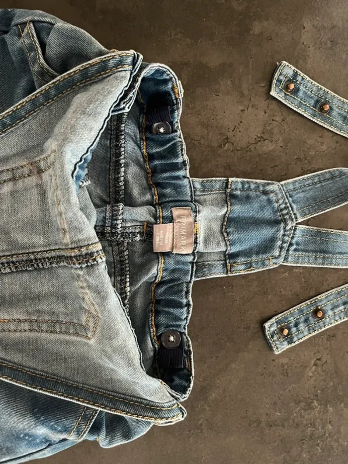 Salopette short jeans, Primark - photo numéro 4