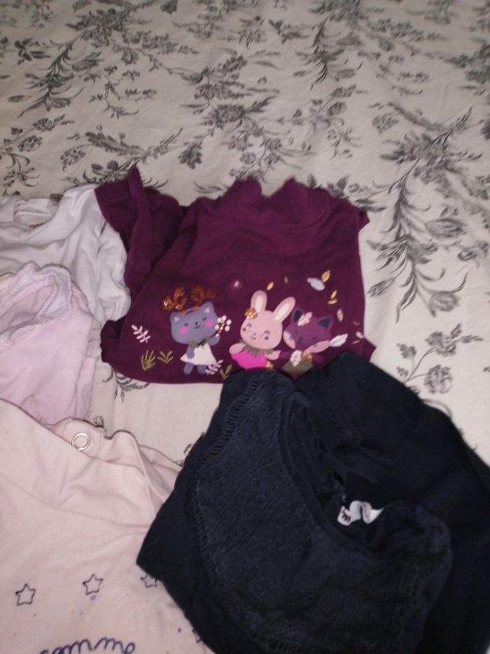 Lot de 8 tee-shirt manche longue - photo numéro 4