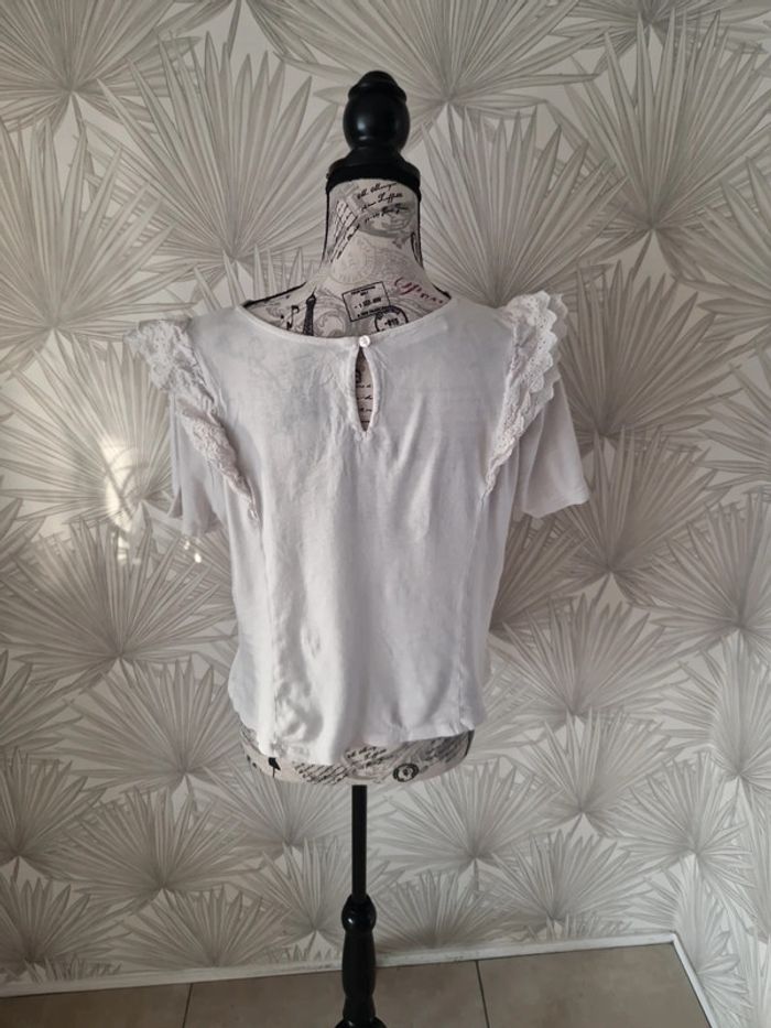 Jolie blouse manches courtes Promod taille 38 - photo numéro 2