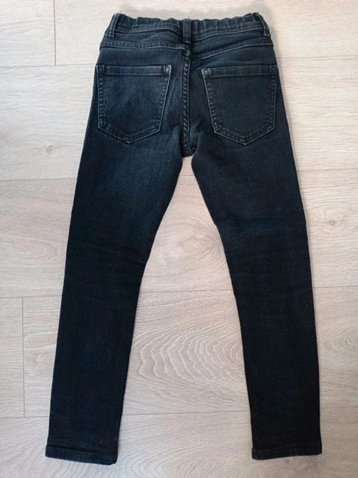 Pantalon jean noir skinny Kiabi 7 ans - photo numéro 2