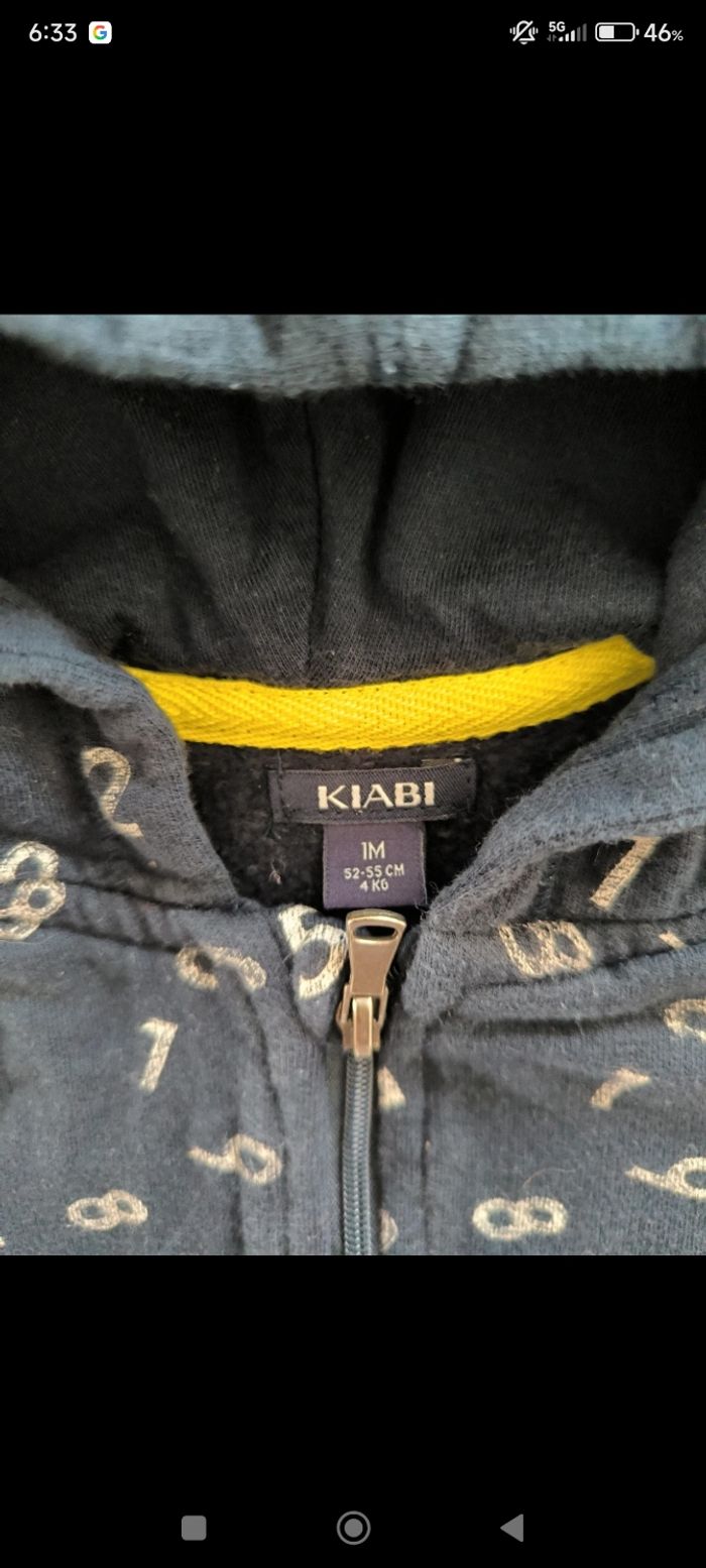 Gilet taille 1 mois - photo numéro 2