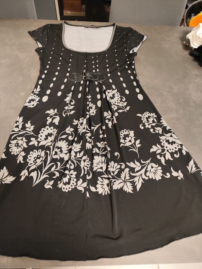 Tunique noire La Mode est à Vous LMV– Taille 1