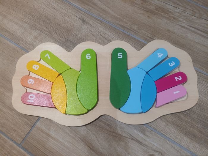 Puzzle mains/chiffres - photo numéro 2