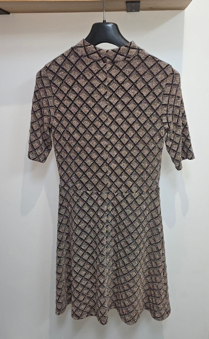 Robe dorée a manche 3/4 #cache-cache 40/42 - photo numéro 2