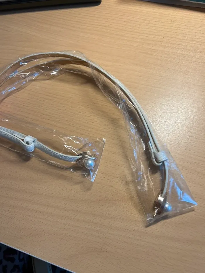 Ceinture réglable blanche