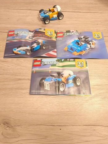 Lego creator 3 en 1 voitures