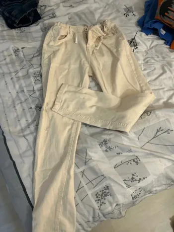 Jean léger beige