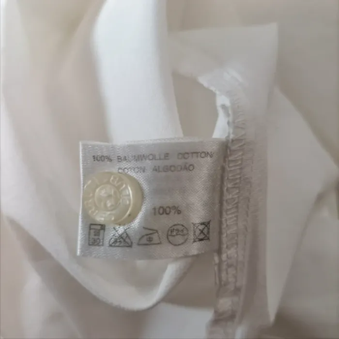 Chemise en coton blanche 100% coton Cerruti Club - 44 A1144 - photo numéro 10