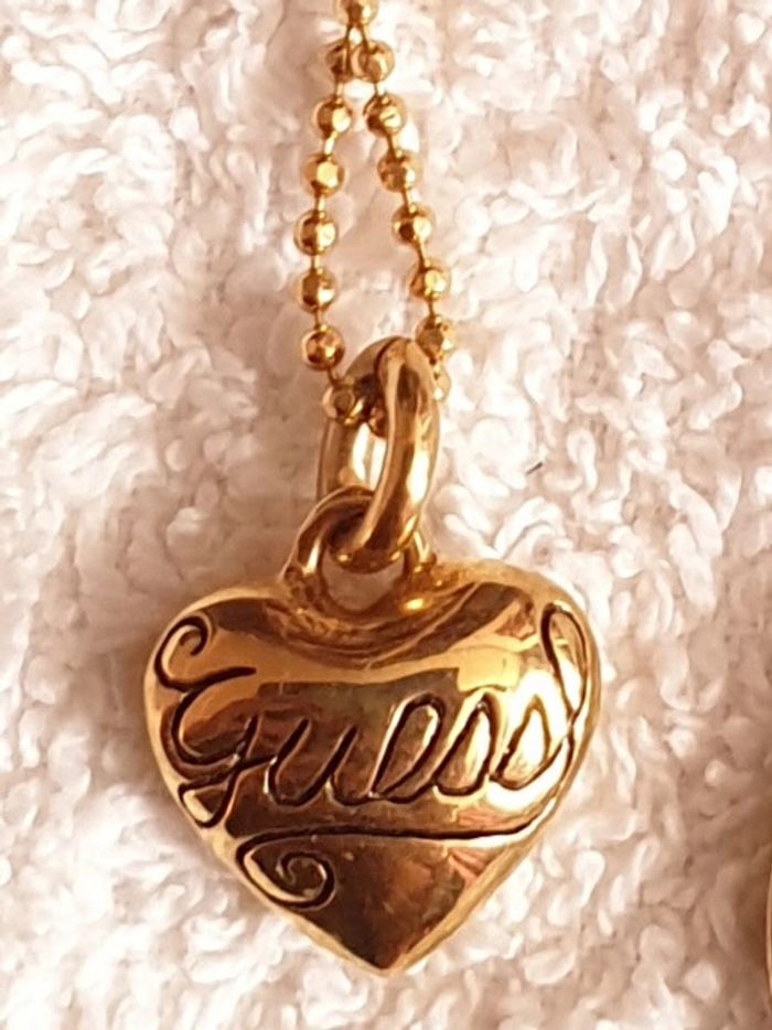 Magnifique collier guess vintage cœur neuf - photo numéro 2