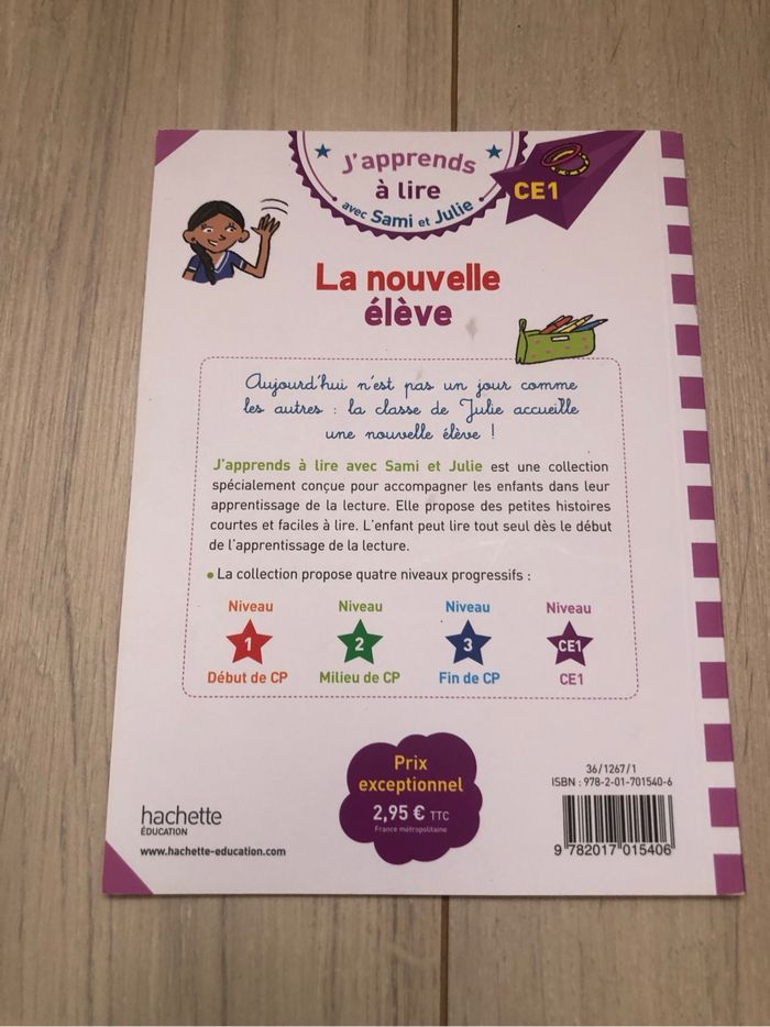 Livre CE1 La nouvelle élève - photo numéro 2
