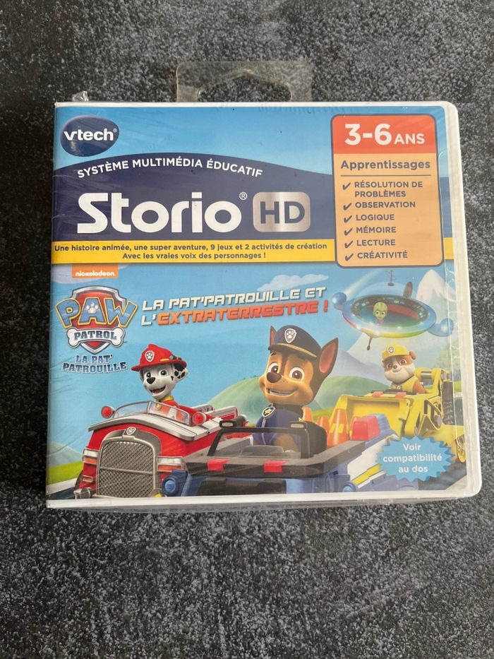 Jeu storio pat patrouille vtech neuf scellé