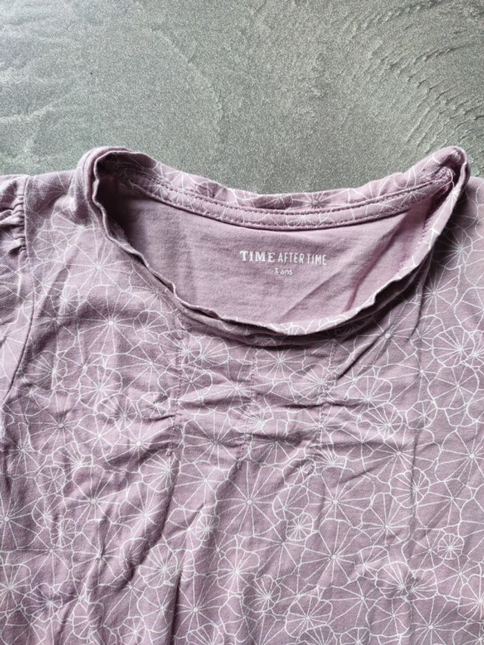 T-shirt manches courtes fille 3 ans - photo numéro 2