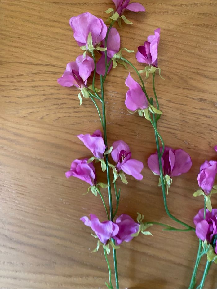 NEUF Hema Lot de 8 fleurs artificielles fuchsia et rose - photo numéro 4