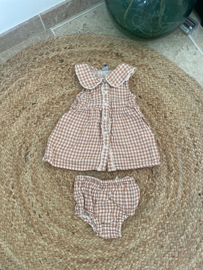 Robe Vichy Kiabi 6mois