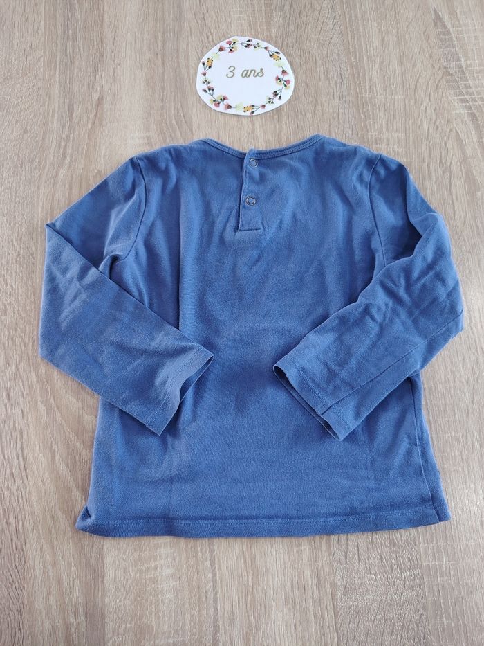 T-shirt manches longues garçon 3ans catimini tbe - photo numéro 2