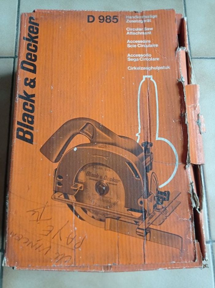 Accessoire scie circulaire "Black & Decker" - D985