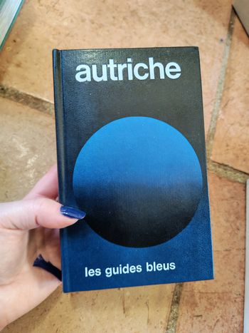 Autriche les guides bleus, vintage 1982