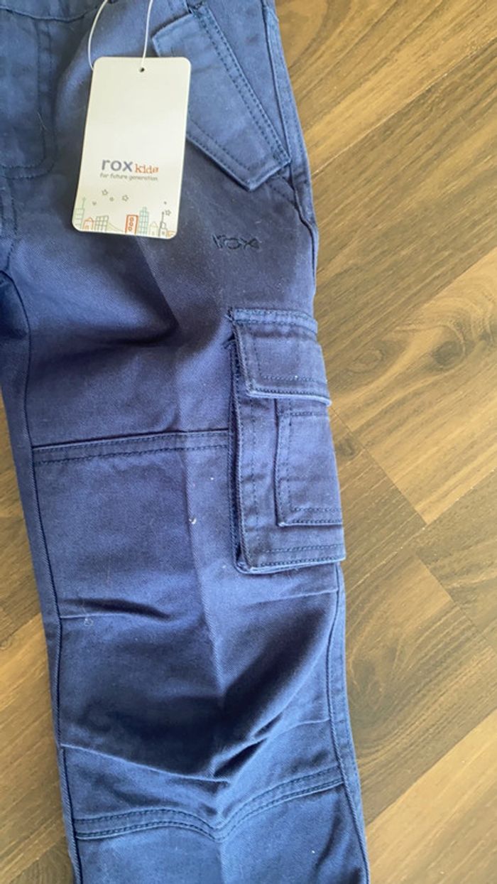 Pantalon cargo marine roxy kids neuf avec étiquette - photo numéro 3
