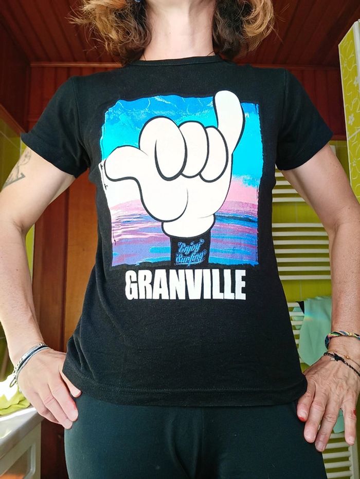 T-shirt noir femme Granville - photo numéro 3