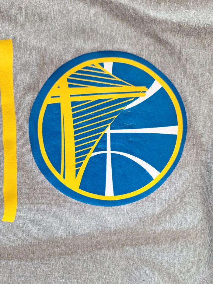 Tee shirt manche longue GSW 12 ans - photo numéro 3