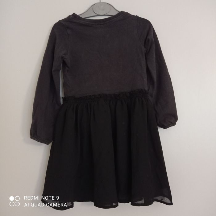 Robe noire coquelicots 2/3ans - photo numéro 5