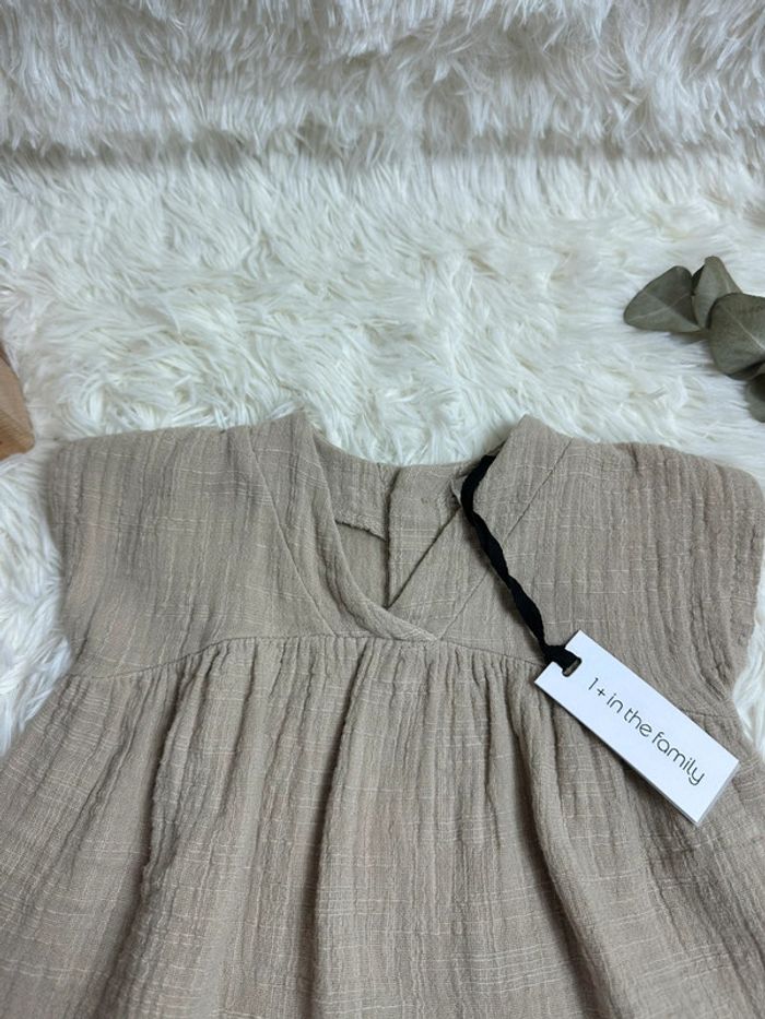Robe gaze de coton taille 3 mois 1+ in the family - photo numéro 3