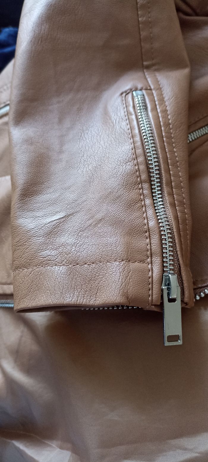 Veste similicuir COLYNN taille L - photo numéro 4