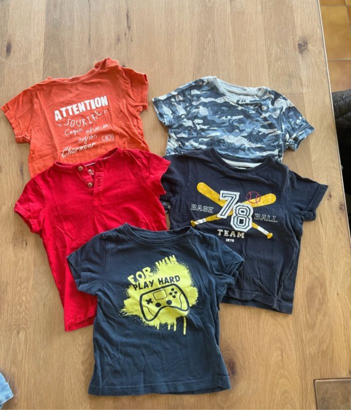 Lot de 5 t-shirt