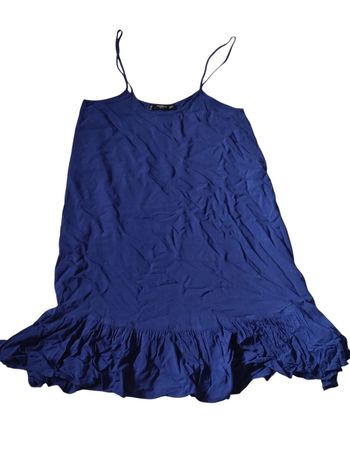 Robe courte mini bleu taille S