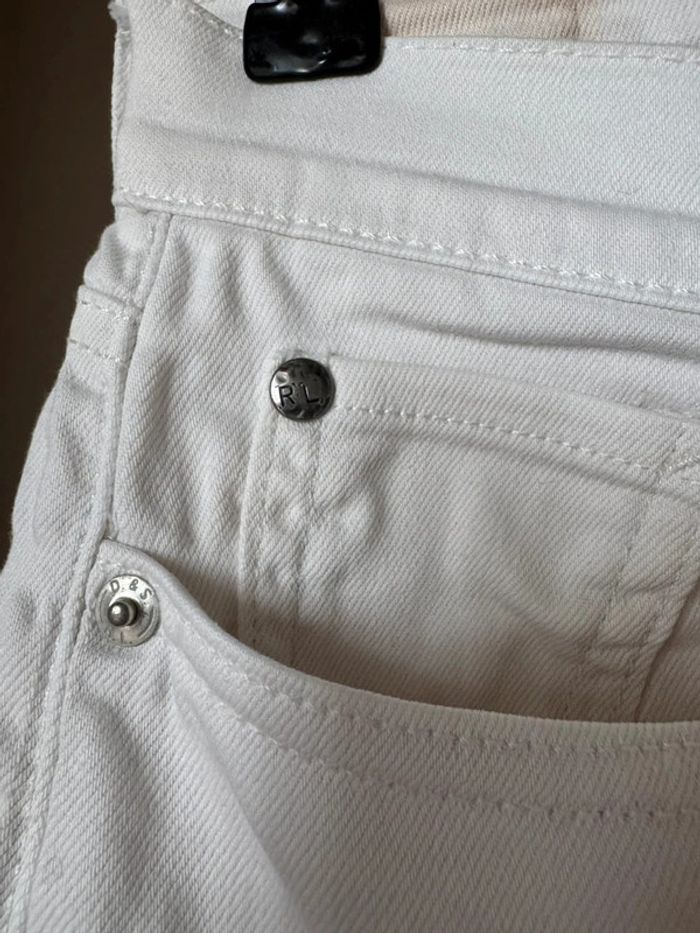Jean blanc super Skinny w 28 l 32 Ralph Lauren - photo numéro 3