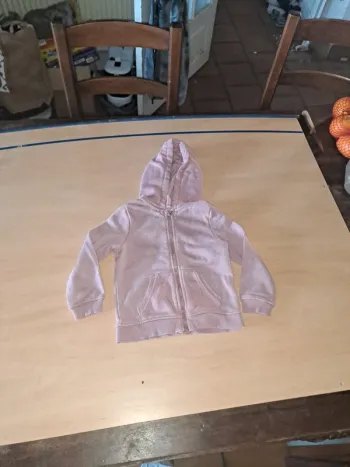 Gilet a zippé 4 ans fille 