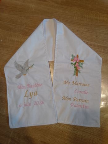 Écharpe de baptême 