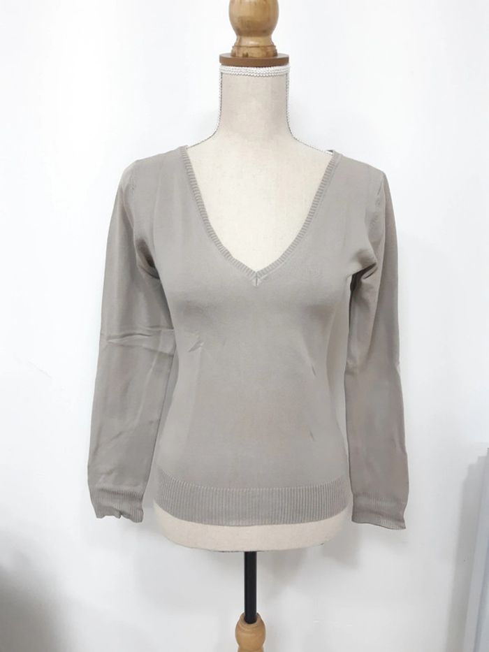 Pull col V Camaïeu