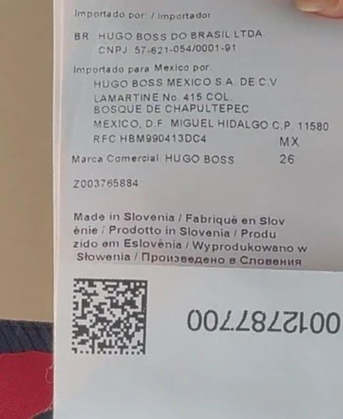 Chino bleu rayé taille 38 - Hugo de Hugo Boss - bon état - photo numéro 6