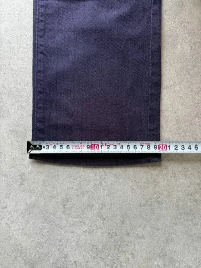 Jeans Levi's 505 W27 FR36 L32 coupe droite violet Femme Women pan567b - photo numéro 5