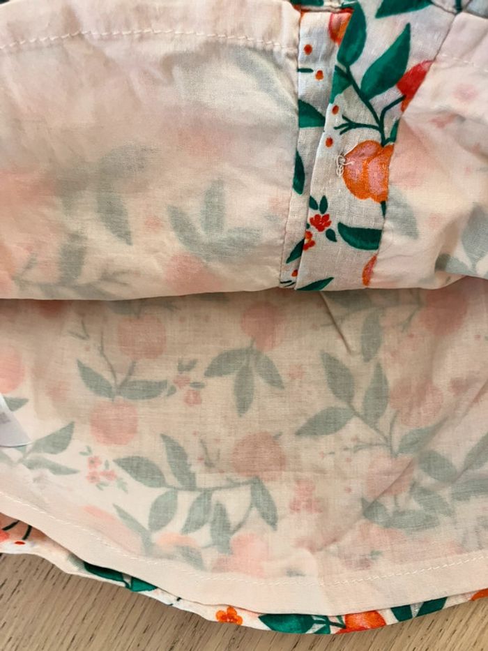 Jolie robe légère été motif pêches - photo numéro 6