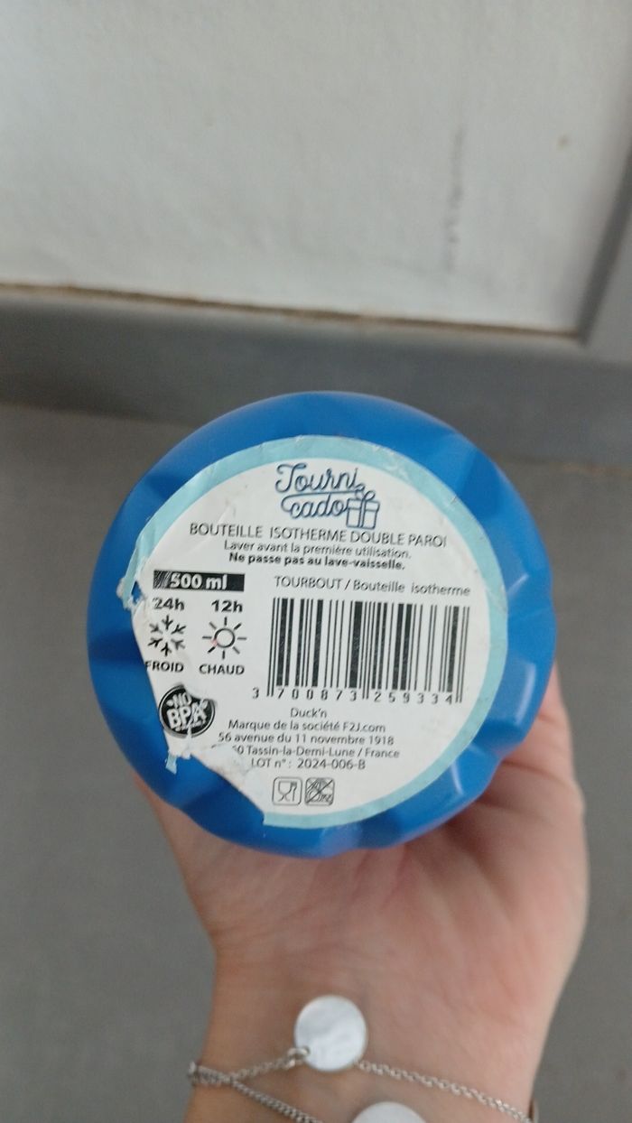 Gourde bouteille isotherme - photo numéro 3