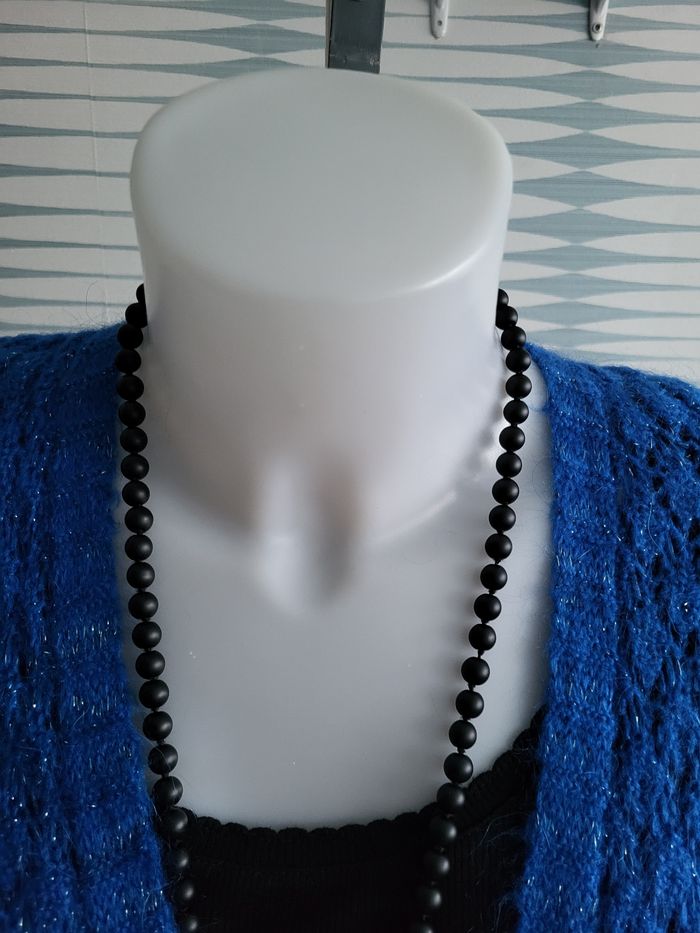 Gilet bleu roy manches 3/4 taille unique (du 44 au 52) neuf avec étiquette Yimmi & Co - photo numéro 6