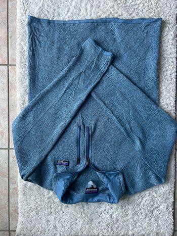 sweat 1/4 zip patagonia better sweater bleu