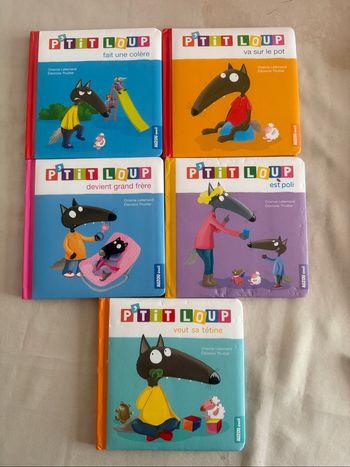 Lot de 5 livres p’tit Loup 🐺