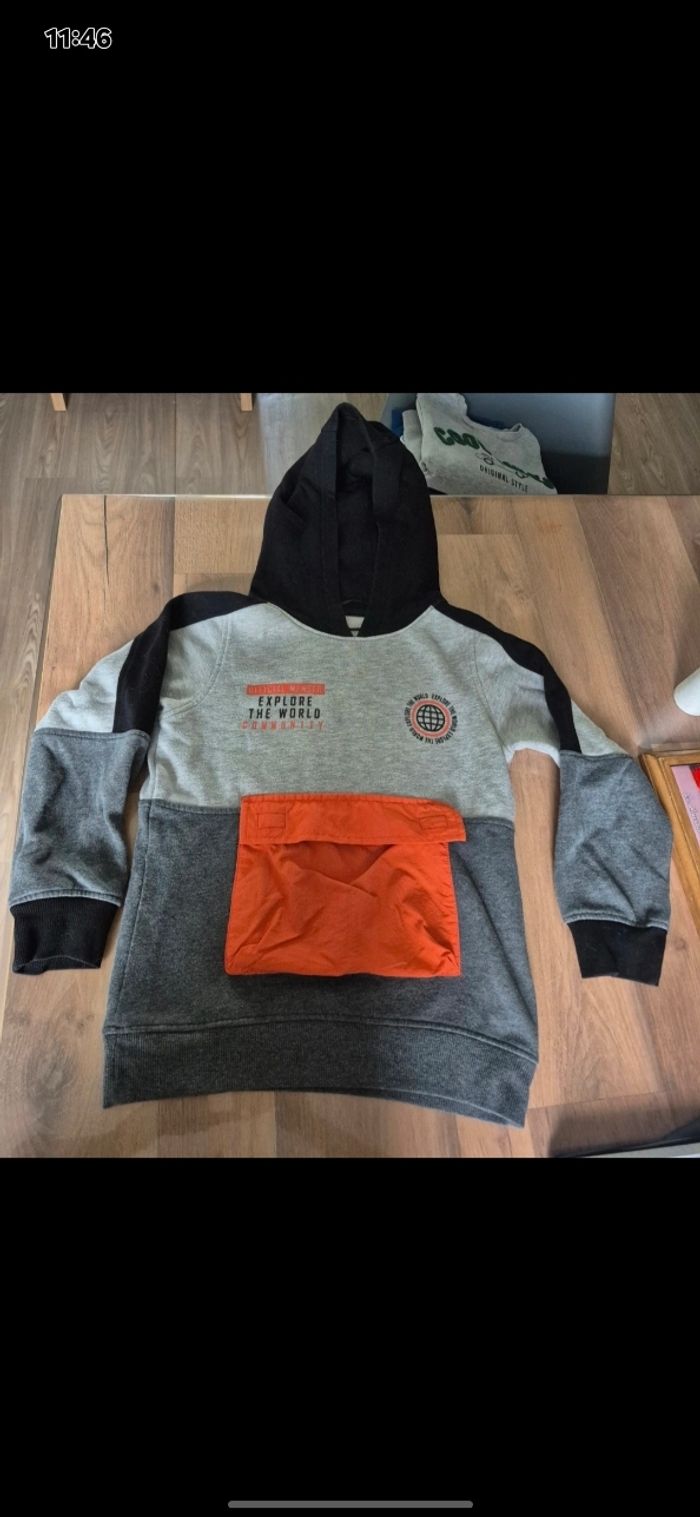 Sweat a capuche garçon 8 ans