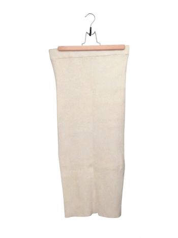 jupe longue Bershka blanc taille L