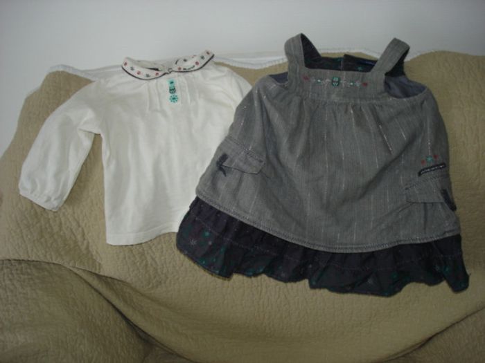 Ensemble roble grise et tee-shirt 24 mois Sergent Major - photo numéro 5