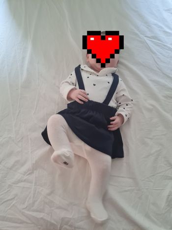 Ensemble en bleu  marine