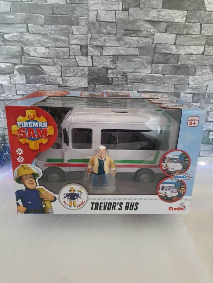 Coffret Sam le pompier bus de Trevor